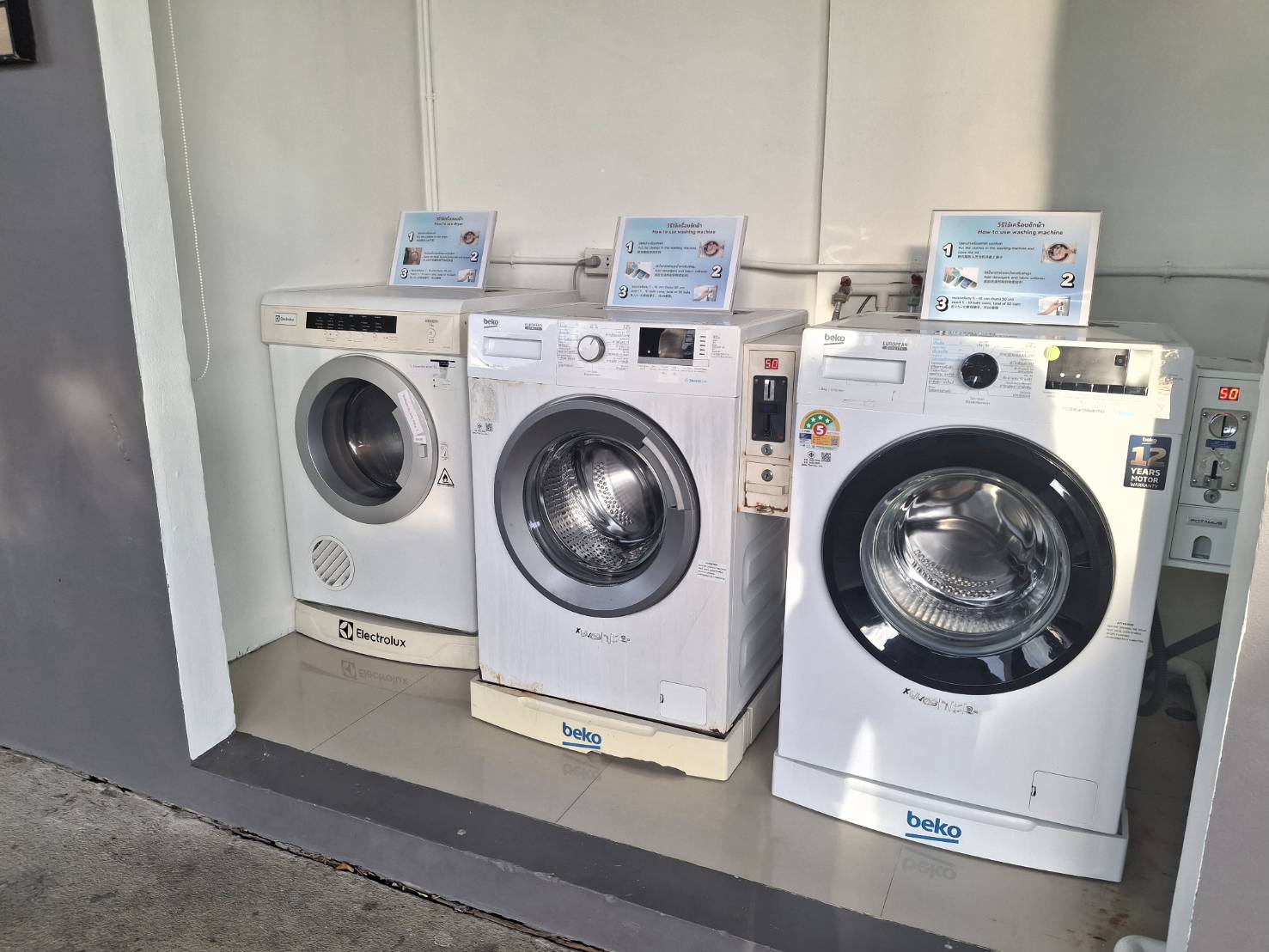 Coin Laundry at Wellness Chiangmai Hotel